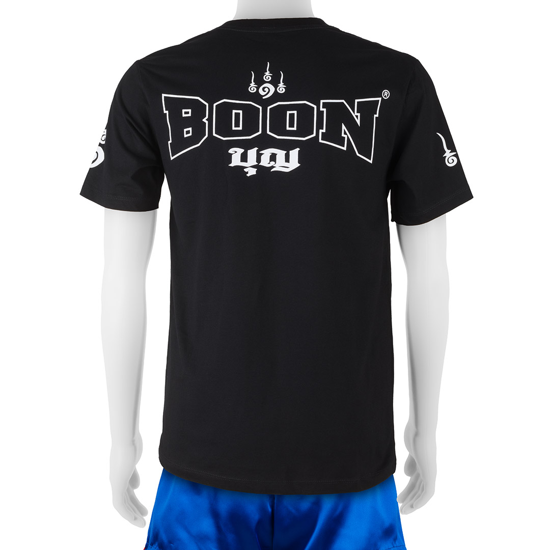 Boon Sport Muay Thai T-Shirt | Logo Black TSB-B