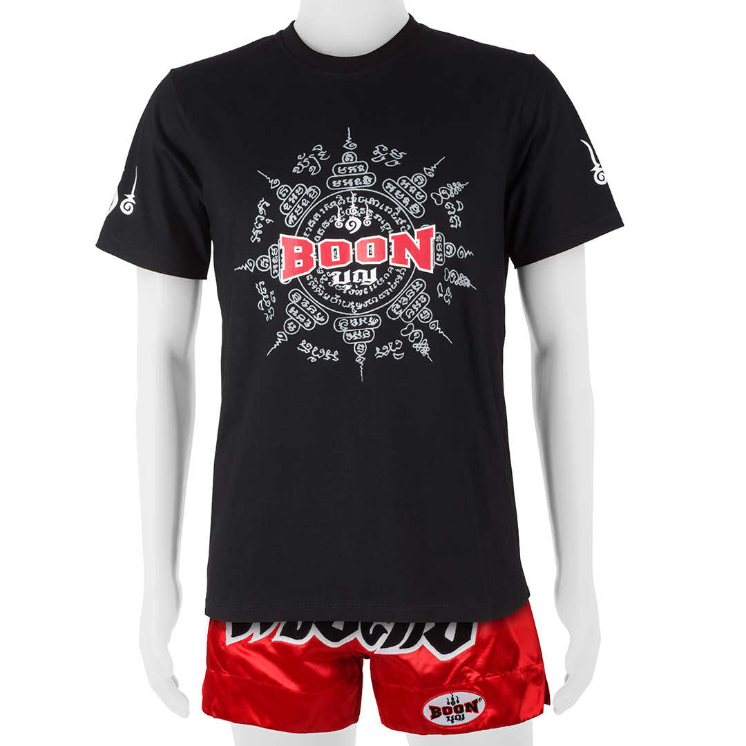 boon sport tshirt logo black sak yant TSSY