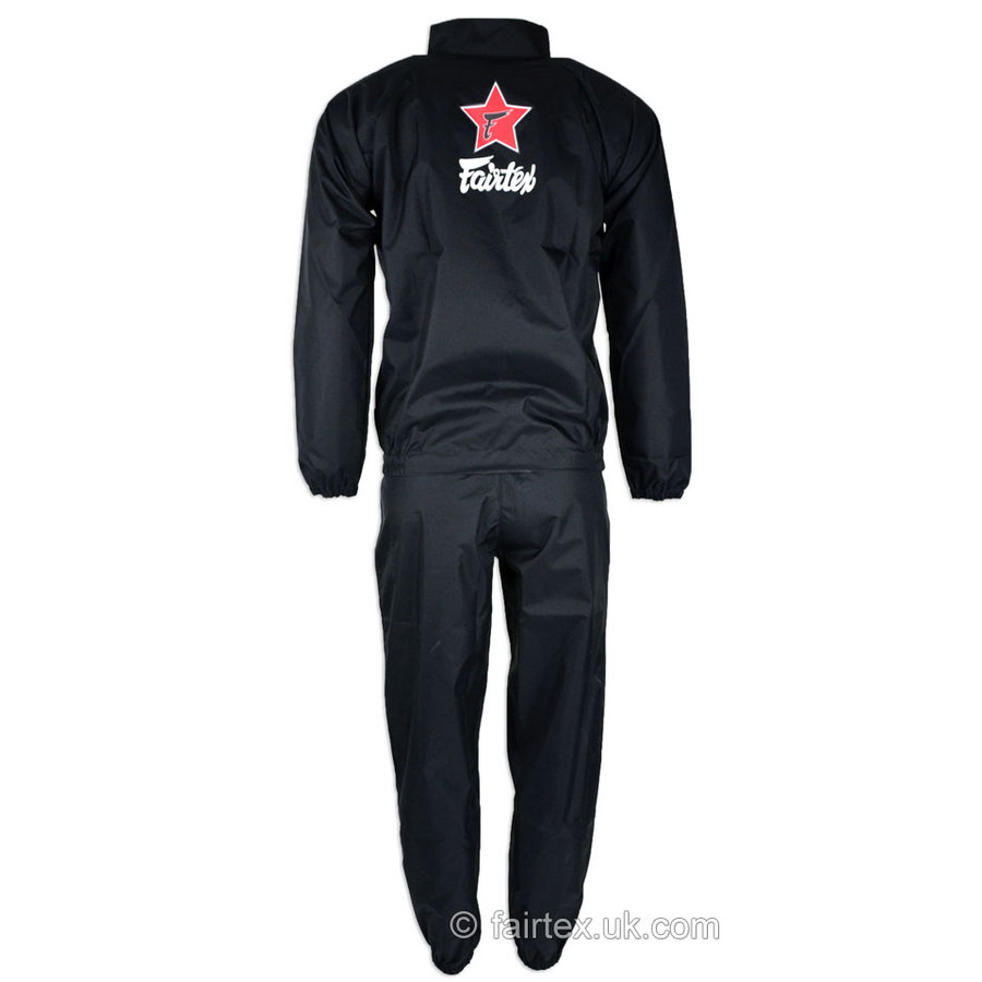 Fairtex Vinyl Sweatsuit Black White